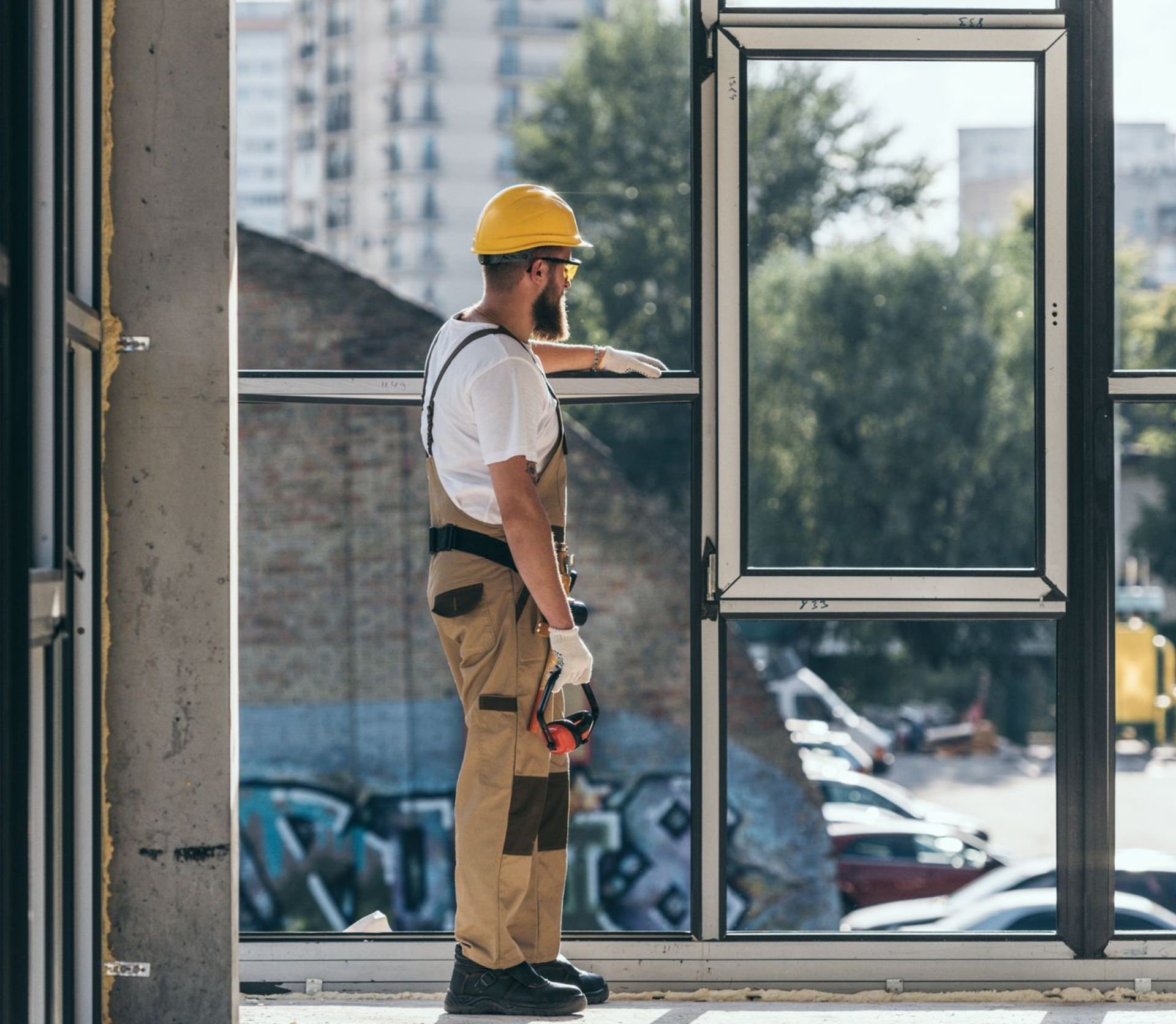 securité chantier verre